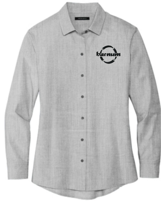 HH Barnum Ladies Long Sleeve Woven Shirt