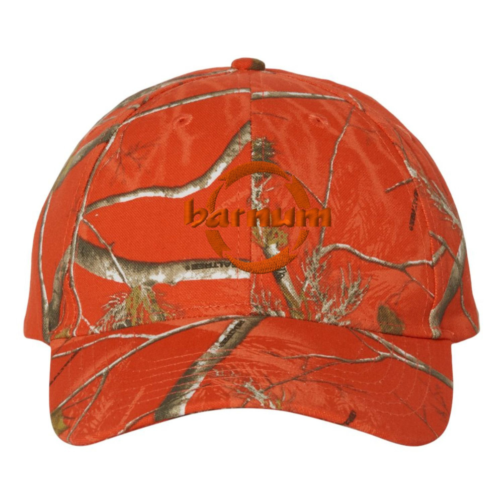 HH Barnum Orange Camo Cap