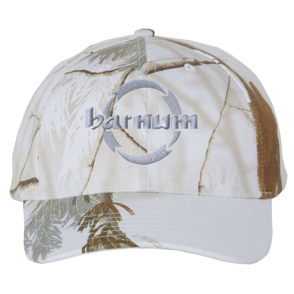 HH Barnum White Camo Cap